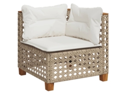 Garden Sofa, Garden Sofas Vidaxl Bege Rattan / Vime (n/a)