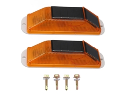 2pcs Luz Estroboscópica Solar À Prova D'água Led Alto Brilho | S/MARCA