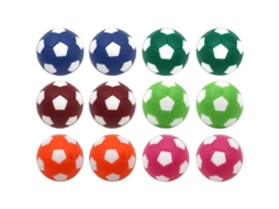 Bolas De Substituição Multicoloridas De Futebol De Mesa 36mm, 12 Unidades, Abs De Alta Qualidade