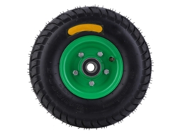 Rueda Inflable Resistente Ao Desgaste De 12 Polegadas 350-5 Com Rolamento De Aço 204 Peças De Hardware Ferramenta