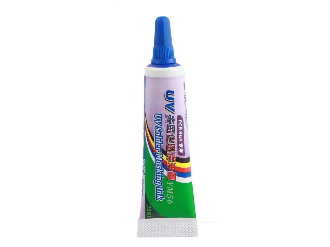 Tinta de máscara de solda com agulha de cura UV para placa de circuito impresso de celular (vermelha)