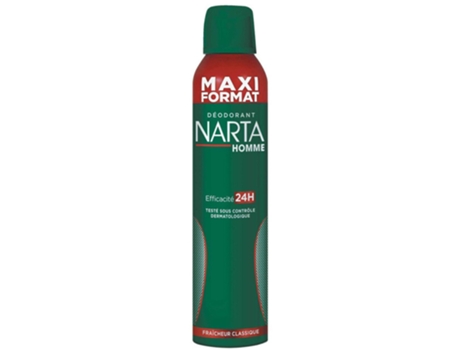 Desodorante Hombre 24h Frescura Clásico Formato Maxi Narta