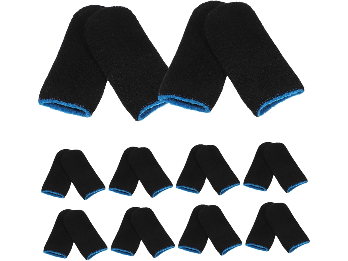 Kombuida Conjunto De 10 Pares Dedeiras Antiderrapantes Para Jogos, Resistentes Ao Suor E Com Proteção Para Tela Sensível