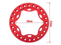 Anel De Substituição Para Aro De Roda Rc Beadlock 4pcs Compatível Com Carros Rc 1/10 Trx4 Scx10 90046 90047 Aros 1.9in