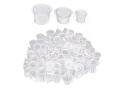 Pintas De Tatuagem Coloridas 100 Unidades - Médio 12 Mm - Amigável Ao Meio Ambiente - Plástico - Reutilizável - Durável - Para Tatuagens - Pintas De T