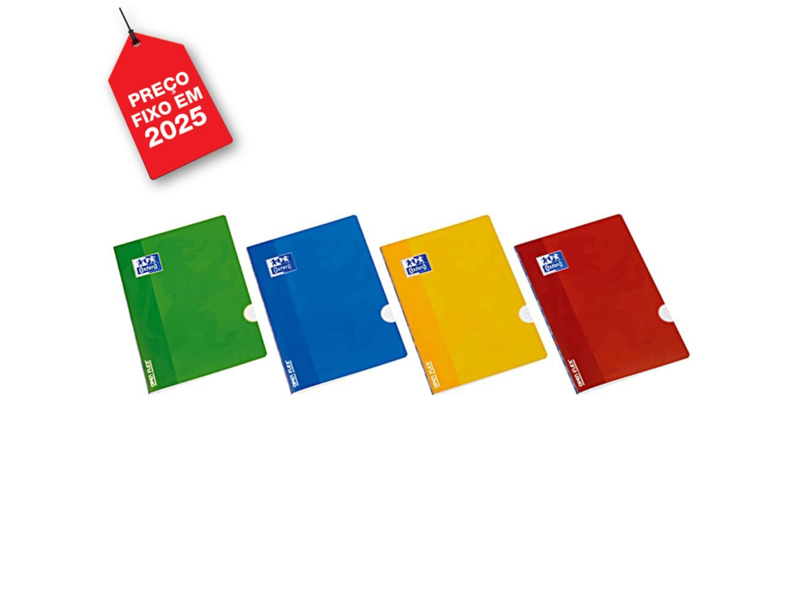 Caderno Agrafado Openflex, A5, 48 Folhas, Liso, Polipropileno, Cores Sortidas Oxford