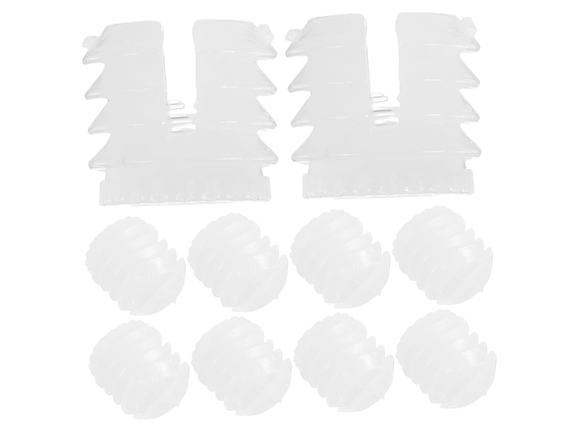 200 Peças De Cavilha Plástico Nylon Branco Com Rápida Para Montagem