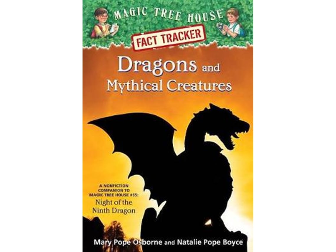 Livro dragons and mythical creatures de mary pope osborne,natalie pope  boyce (inglês)