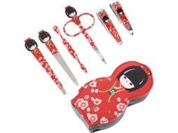 Kit De Manicure De Aço Inoxidável Com 6 Peças, Tamanho Médio, Incluindo Cortadores De Unha.