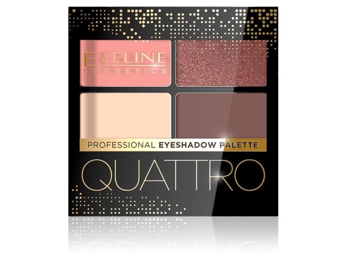 Paleta de sombras Quattro Professional Cieni Do Powiek 06 7,2g Eveline Cosmetics