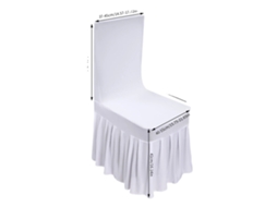 Capas De Cadeira, Capas Elásticas, Design Moderno, Branco