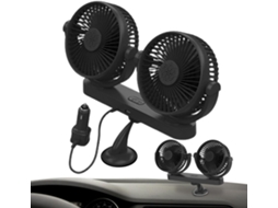 Ventilador Portátil De Resfriamento Para Carro Com Duas Cabeças