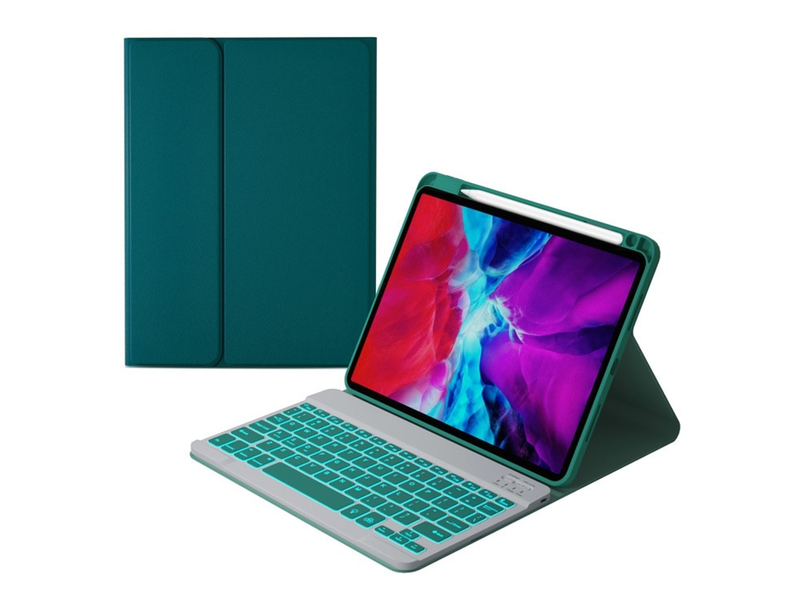 Lurelia Capa Com Teclado Bluetooth Para Ipad Pro 2024 Com Retroiluminação