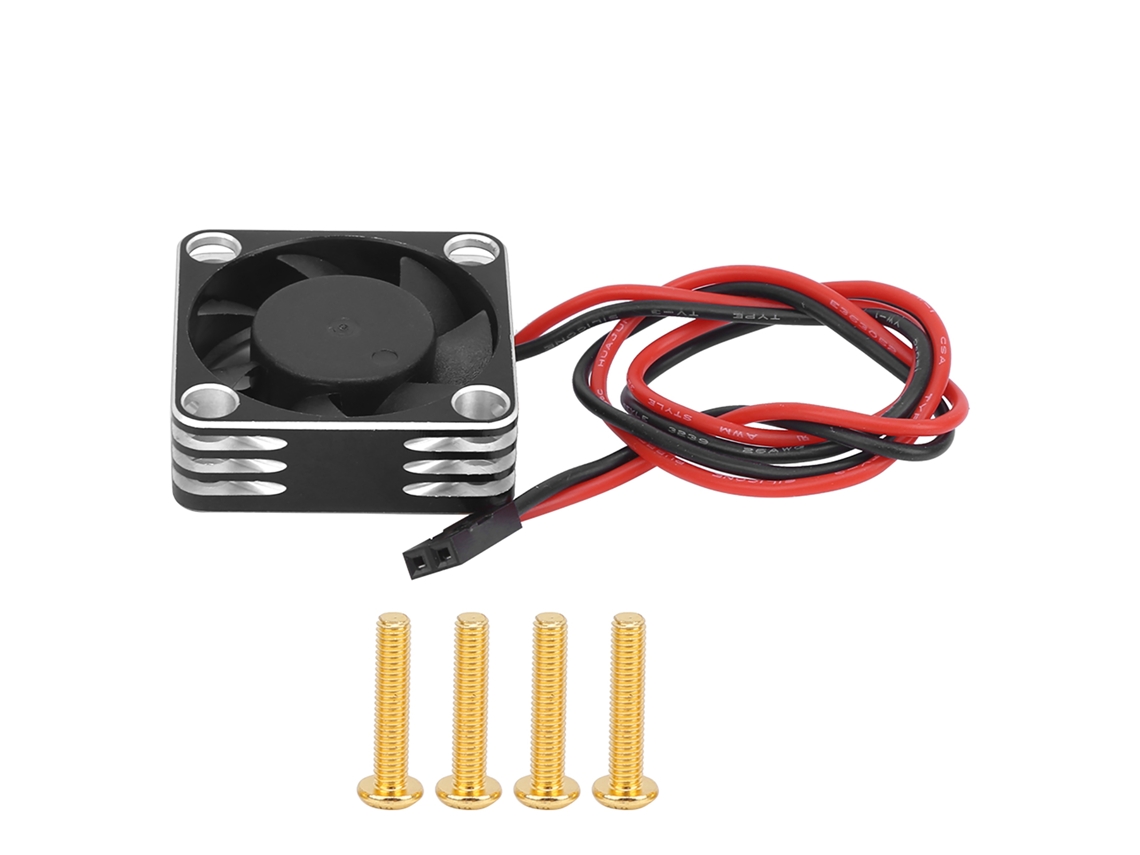 Ventoinha Alumínio 30x30mm 28000rpm Motor Rc540 Prata