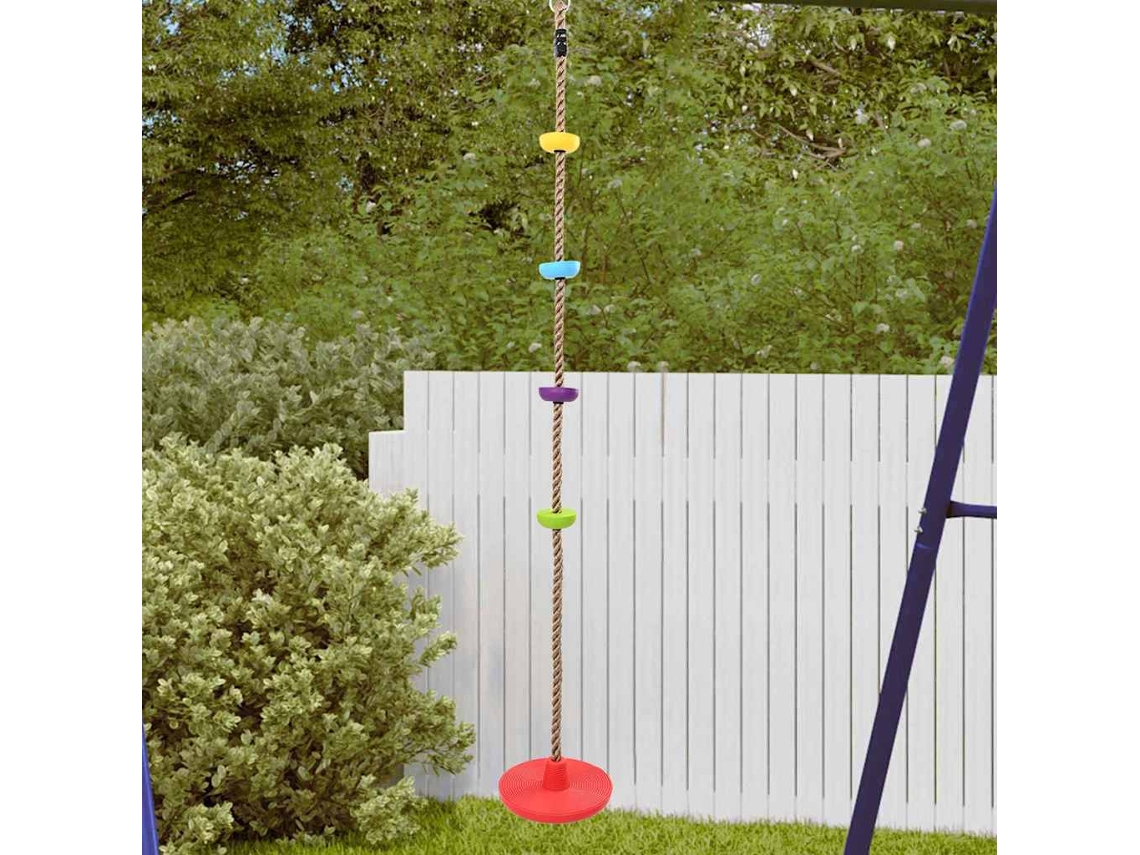 Vidaxl Corda De Escalada Multicolor 30 X 30 X 200 Cm Plástico