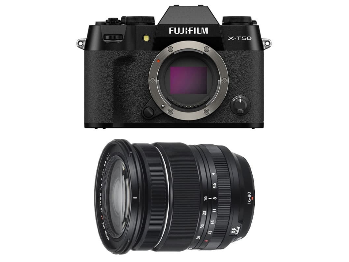 X t50 Preto + 16 80 FUJIFILM