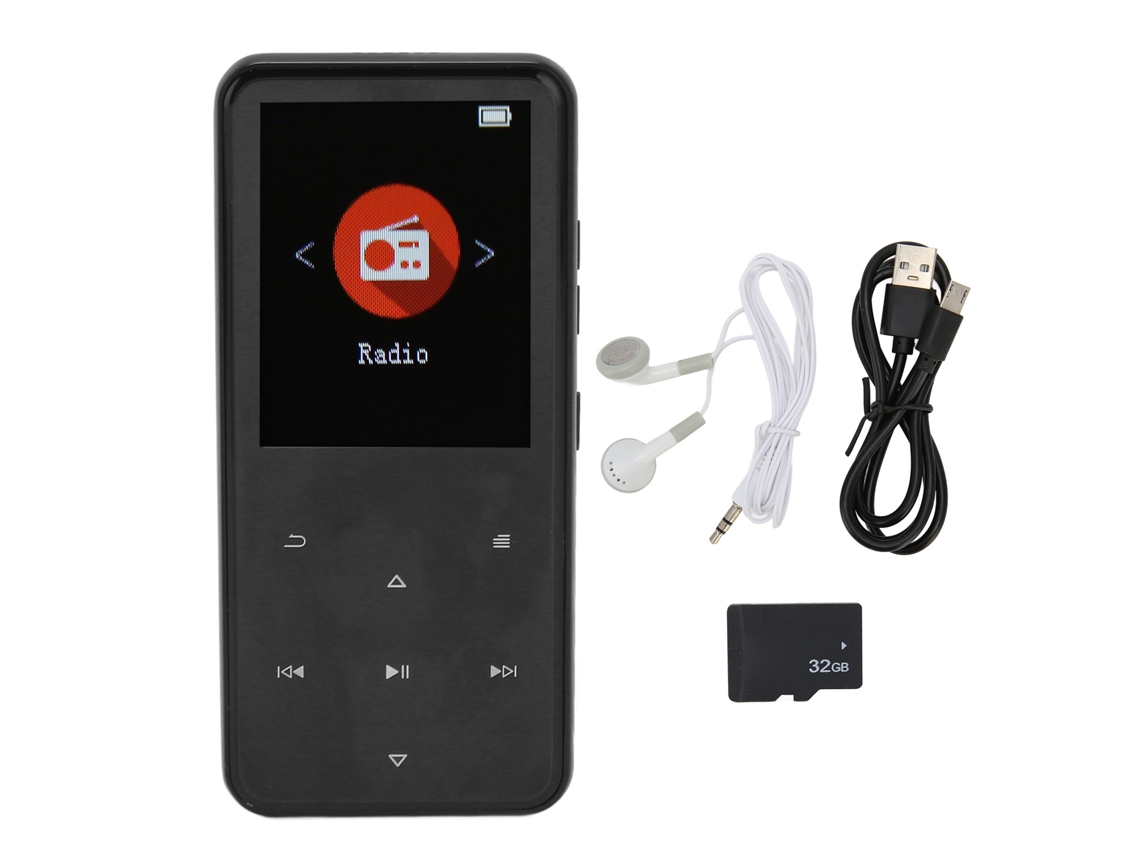 Mp3 Player Smart Hd Redução de Ruído Botão Táctil Tela Hd EOOCOO