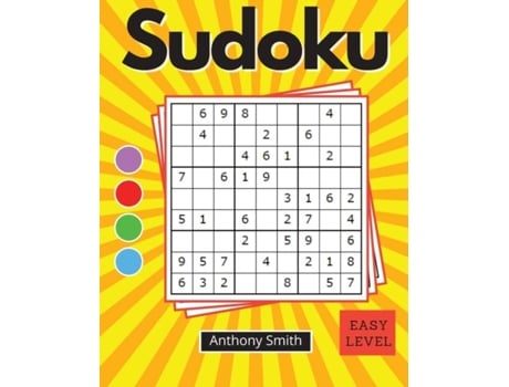 Livro Easy Sudoku Puzzle For Adults De Anthony Smith (inglês)
