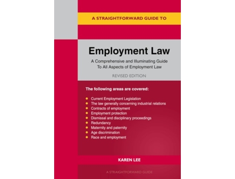 Livro A Straightforward Guide to Employment Law de Karen Lee (Inglês)