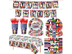Kit Completo Festa Copa 2026 - Decoração E Utensílios Para Torcedores De Futebol