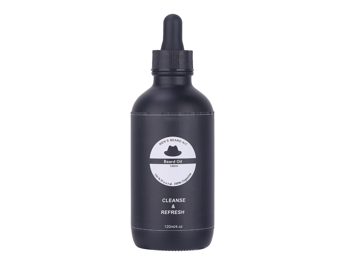 2026 120ml Óleo para Barba Masculino Crescimento Suavidade Hidratação Bálsamo Cuidado com a Barba