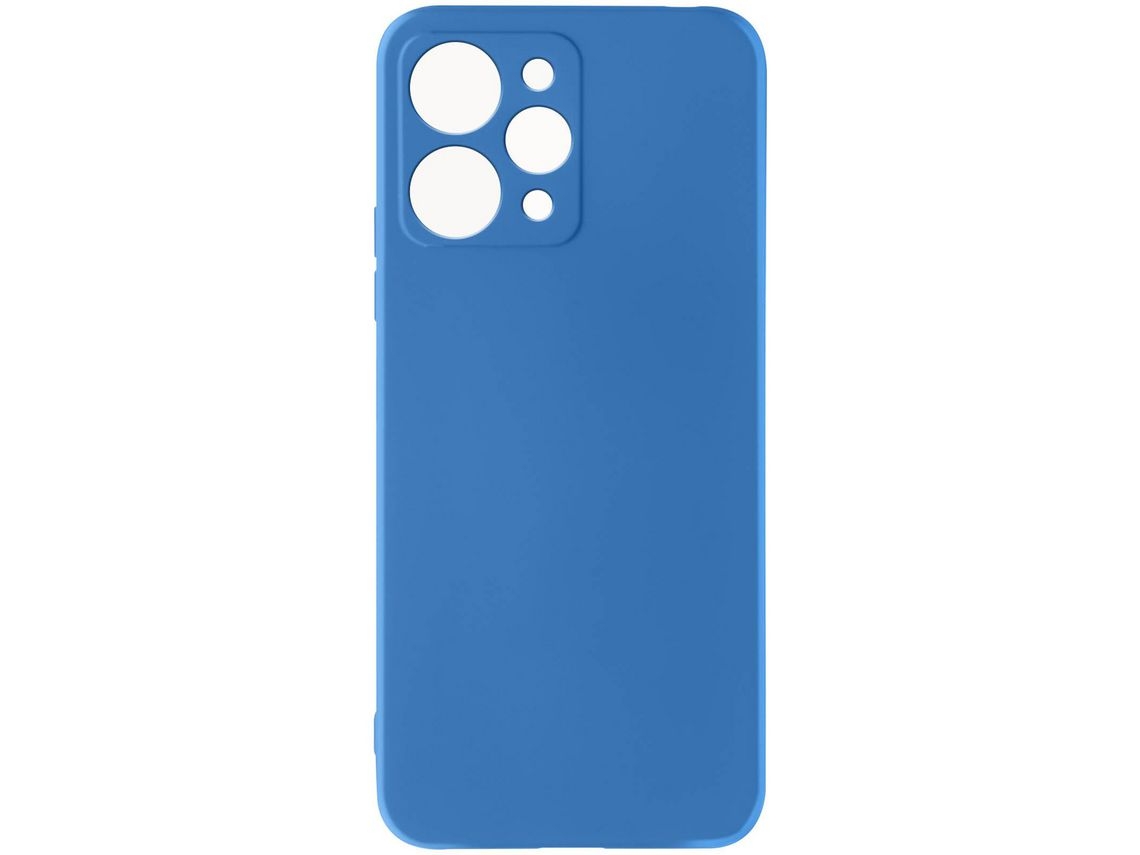 Capa Para Xiaomi Redmi 12 Silicone Rígida Azul