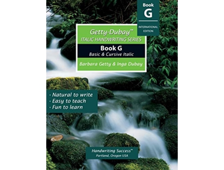 Livro GettyDubay Italic Handwriting Series Book G de Barbara Getty e Inga Dubay (Inglês)