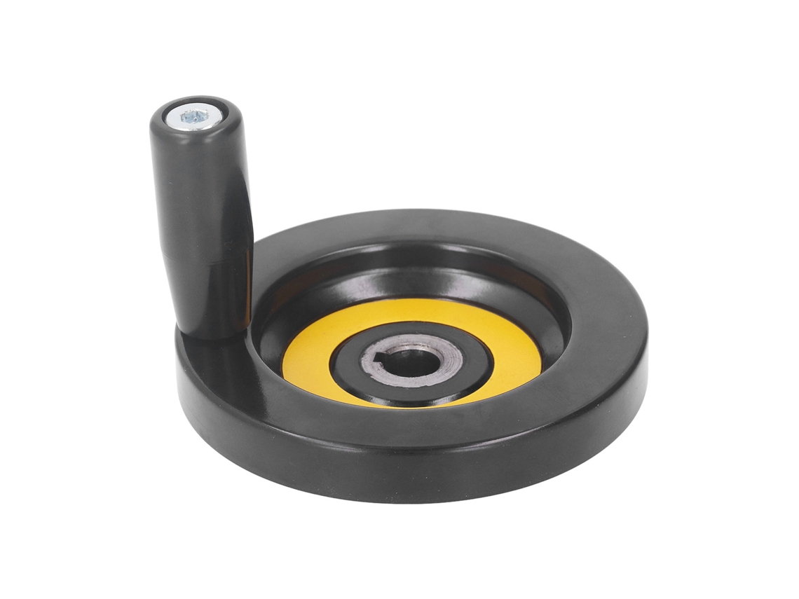 Rueda Manual Para Sierra De Mesa 12mm Agujero Central 100mm Diámetro Exterior Con Mango Giratorio Para Tornos Fresadoras Rectificadoras