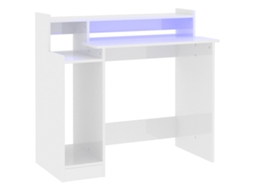 Desk, Desks Vidaxl Branco Madeira Processada (n/a)