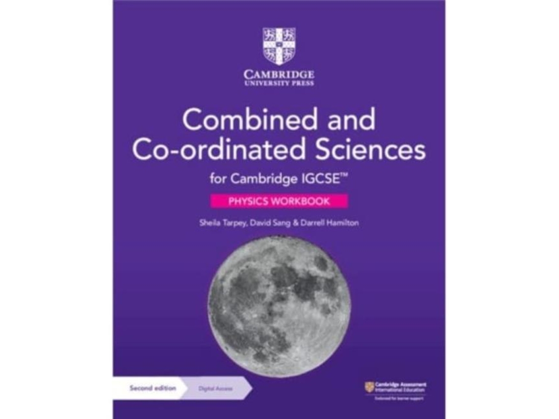 Livro Cambridge IGCSE Combined and Co-ordinated Sciences Physics Workbook with Digital Access de Sheila Tarpey (Inglês)
