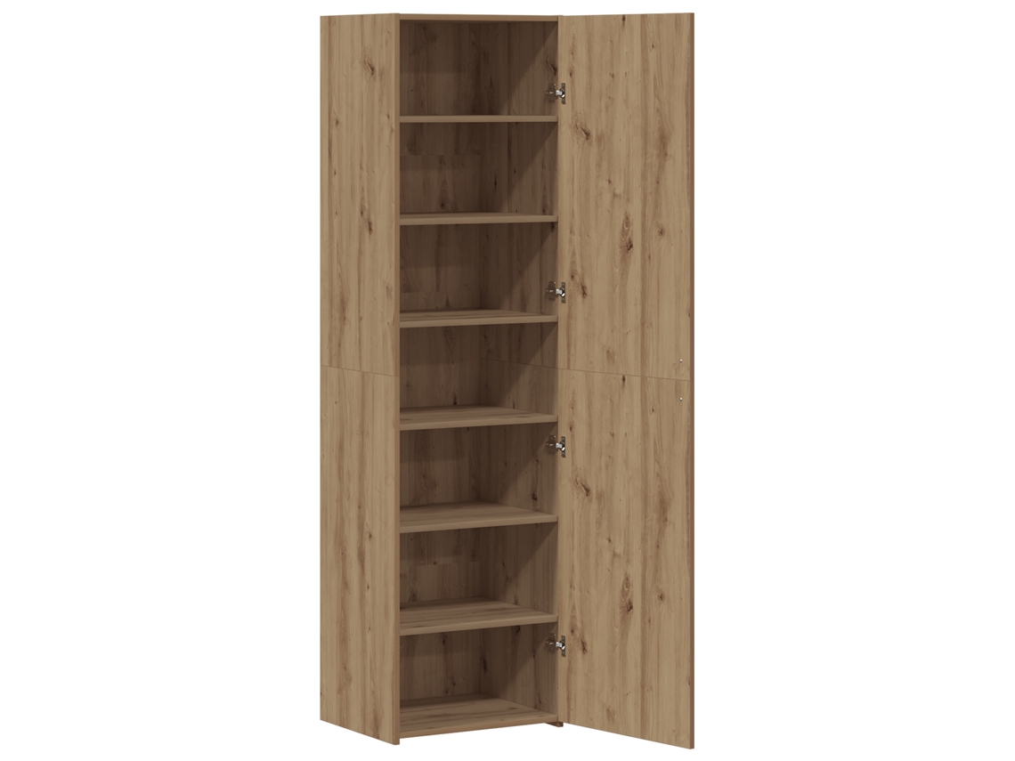 Conjunto 1 Buffê Vidaxl Castanho Derivados De Madeira (50 X 42,5 X 185 Cm)
