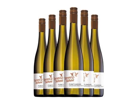 Vinho branco LORENZ & SÖHNE Punktlandung Pinot Branco Seco Nahe (0.75 L - 6 Unidades)