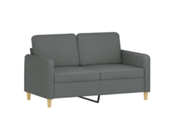 2-seater Sofa, 2-seater Sofas Vidaxl Cinzeto Tecido (n/a)