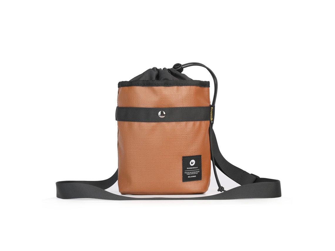 Bolsa Pequena Para Guiador Para Bicicleta – Mini Bolsa De Ombro Multifuncional Com Bolso Para Acessórios De Ciclismo (marrom)