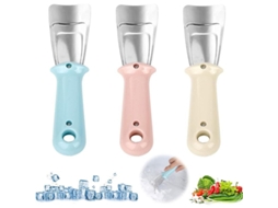 Raspador de gelo, palas de aço inox, 17cm, para geladeira, cozinha, banheiro S/MARCA
