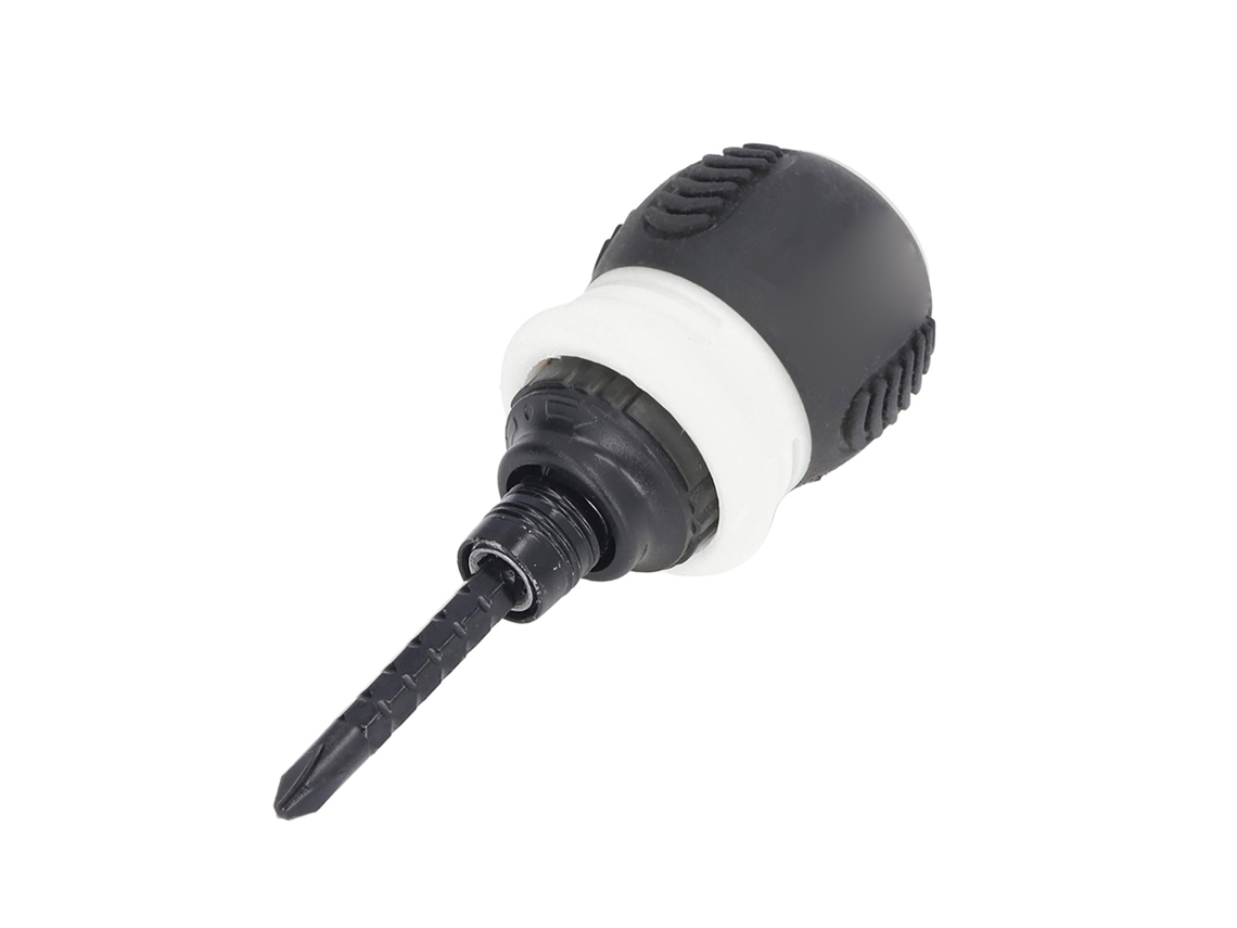 Chave De Parafusos Com Ratoete Cross Slot Ajustável Mini Aço De Vanádio-cromo 2 Funções Cinza