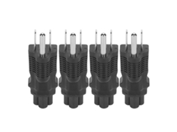 Adaptador de Energia EOOCOO (nema 5 15p para Iec320 C5 para Alimentação do Dispositivo)