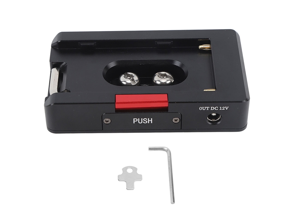 2026 placa Adaptadora de Batería Np F para Cámara Dslr, Placa Batería Mini Adaptador