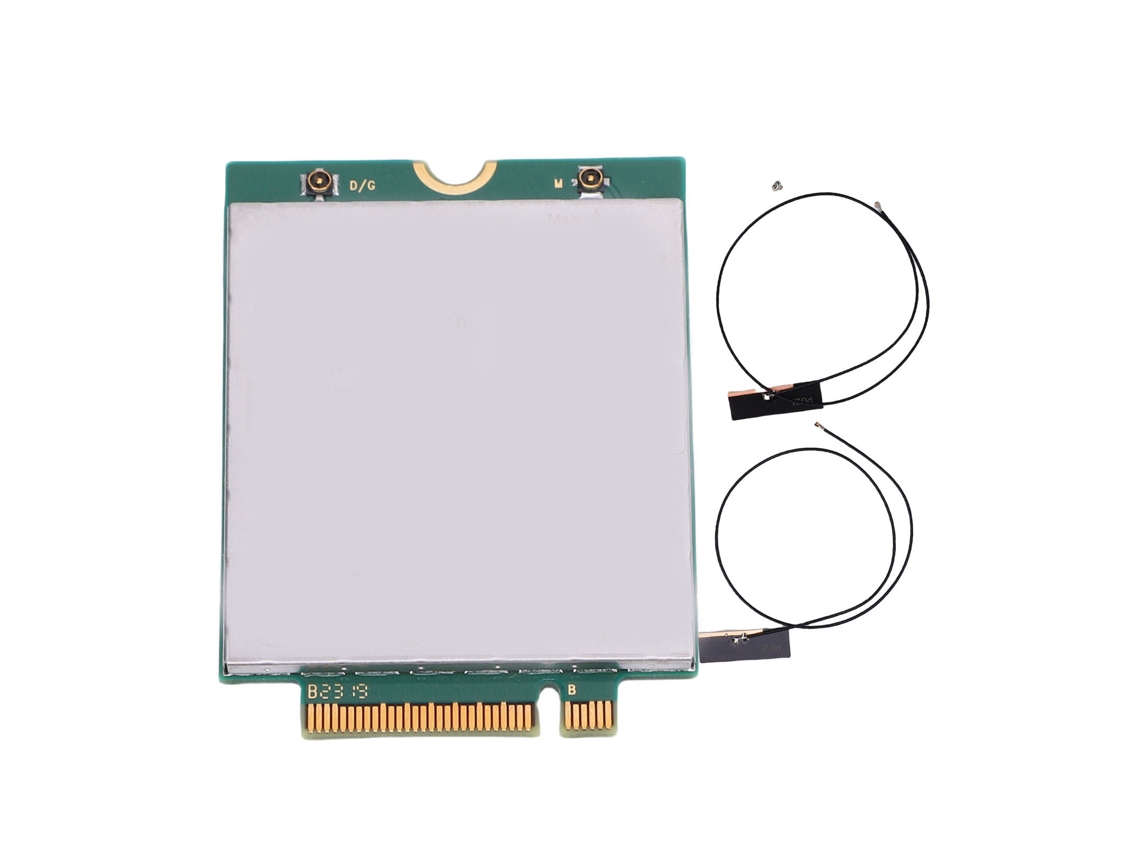 Placa De Rede Wwan 4g Lte Dw5824e Módulo De Cartão M.2 Pcie Com Antena