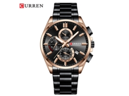 Relógio Masculino MDUG, com data luminosa, pulseira de aço inox, solar, para negócios