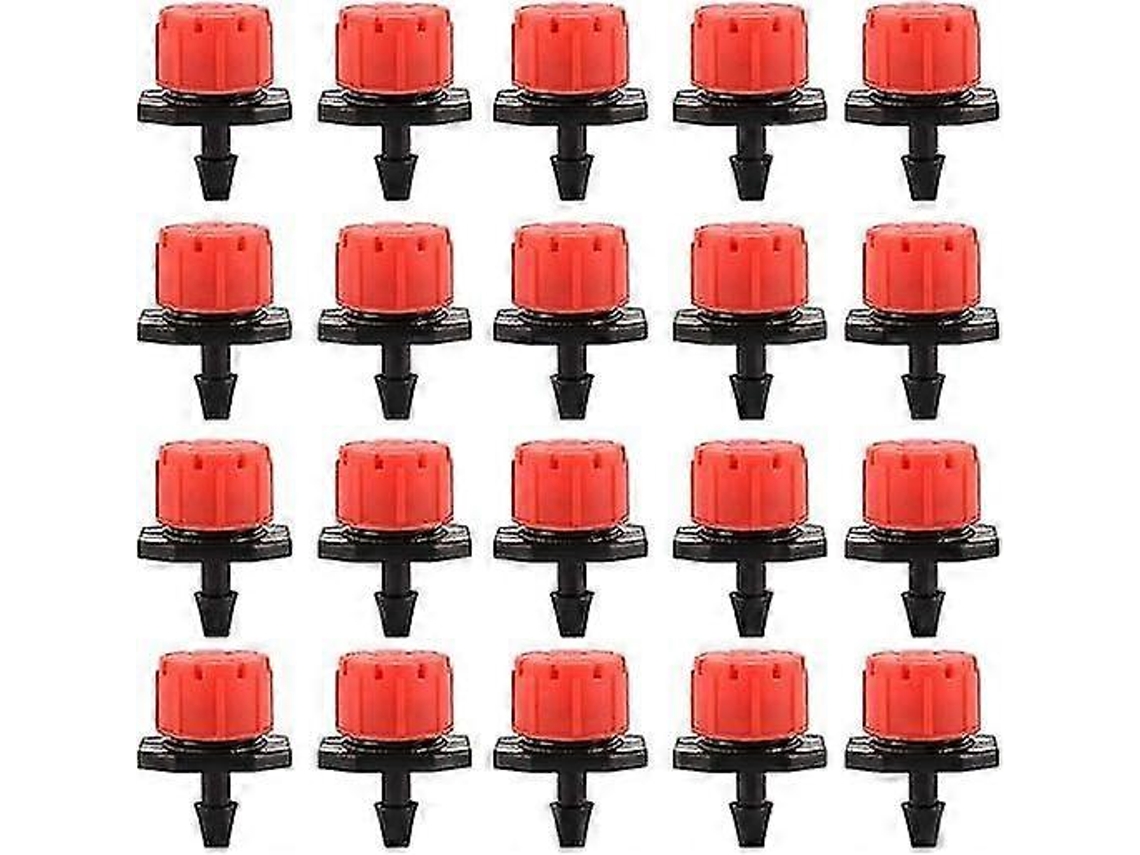 Kit Com 100 Gotejadores Para Irrigação Por Gotejamento, Bicos Aspersores Para Jardim, Irrigação Automática Por Gotejamento Ajustável Em 360° Para