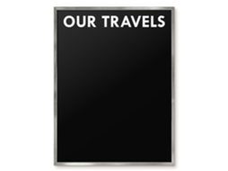 Magnetic Wall Board Our Travels For The Office Espelharte (60x80 Cm)