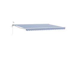 Conjunto 1 Sombra Externa Vidaxl Azul Alumínio (5 × 3,5 M)