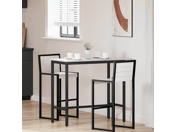 Vidaxl Mesa Branco 100 X 50 X 91 Cm Madeira De Engenharia E Aço