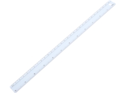 Régua Reta Canight De 30cm Em Liga Alumínio Para Desenho Geométrico, Com Marcações Em Centímetros E Polegadas
