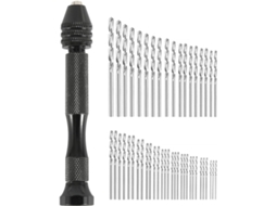Conjunto De 49 Brocas Para Furadeira Manual 0,2 A 3,4 Mm Alumínio,