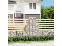 Vidaxl Conjunto De Gabiões 6 Pcs Arame Galvanizado