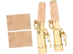 Bocage Soprano De Latão Com Tudel Reto, Kit De 2 Peças Com Revestimento E Acessórios.