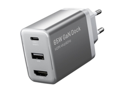Carregador Usb Ca Vention Fjah0-eu Para Iphones Android 4k 60hz
