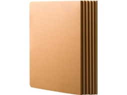 Conjunto de 6 Cadernos de Capa Dura Tamanho B5, 36 Páginas por Caderno, com Folhas Soltas. SFUSHOS
